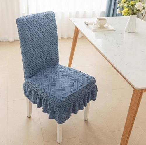 Чехол на обеденный стул с резинкой Синий (ЧДК-32-3) Чехол на обеденный стул с резинкой Синий (ЧДК-32-3)