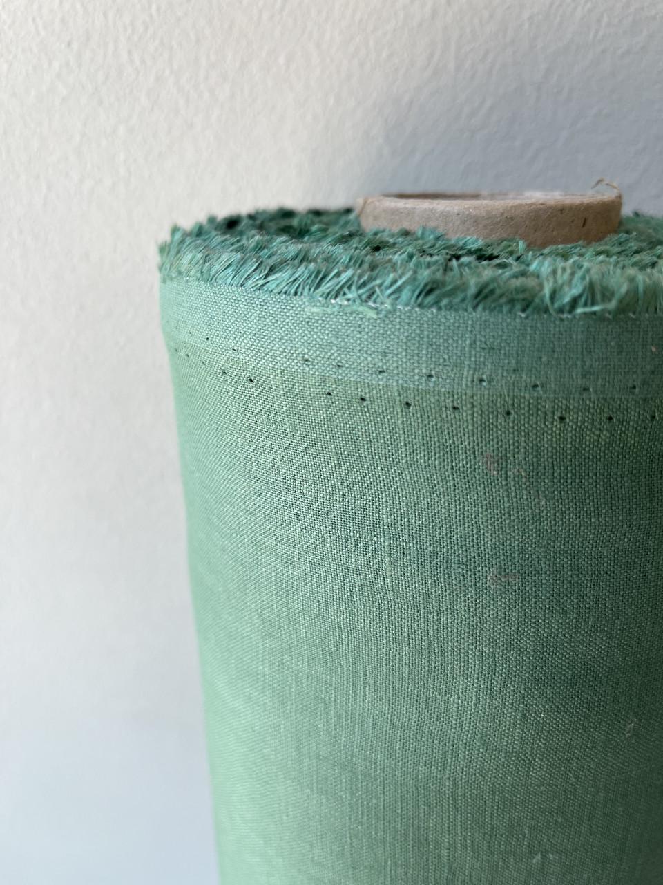 Ткань LINEN PLUS 100% лен 143 см 1621 Зеленый - фото 4 Ткань LINEN PLUS 100% лен 143 см 1621 Зеленый - фото 4