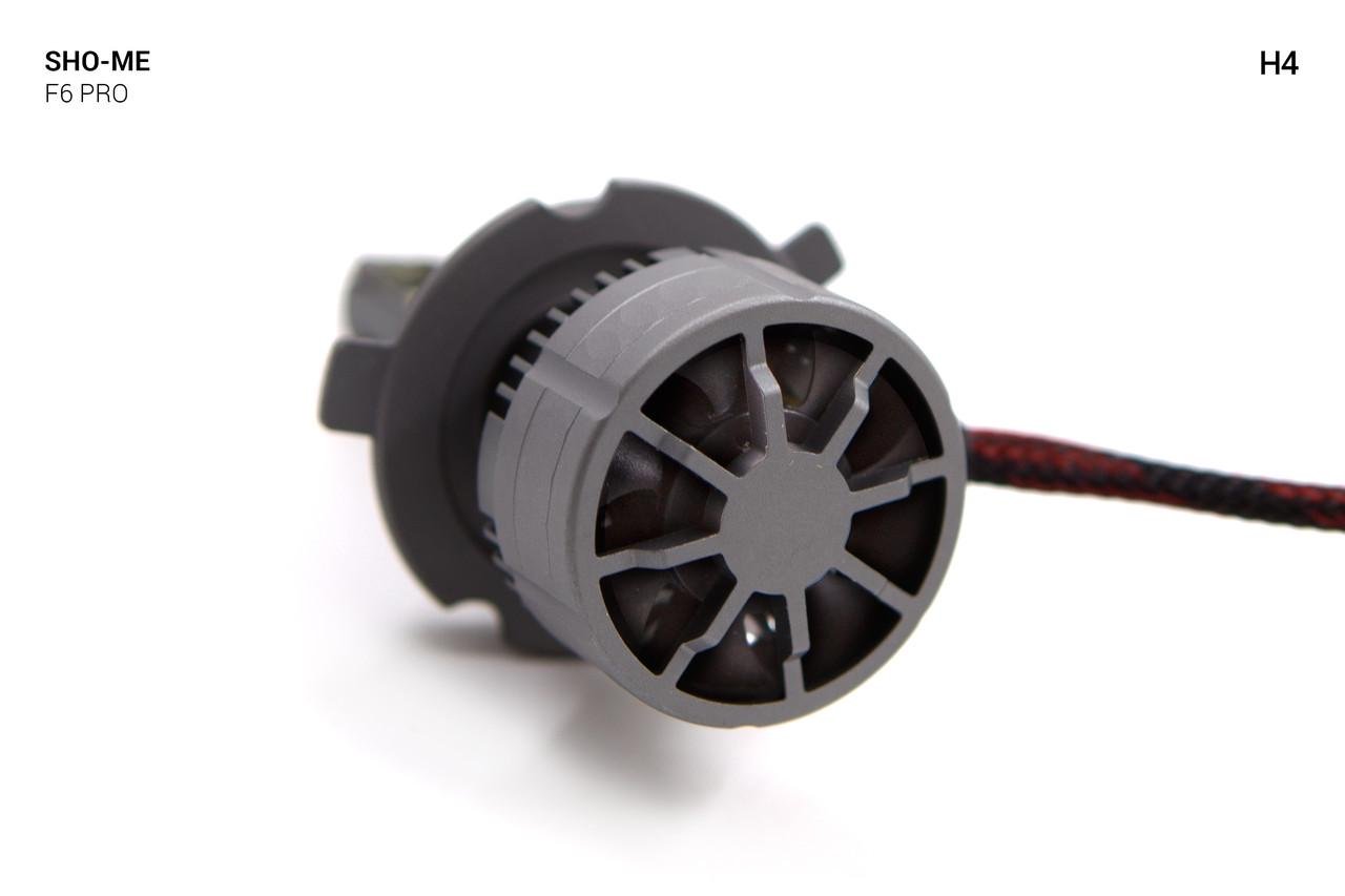 Автомобільні лампи Sho-Me LED H4 35 Вт F6-Pro біле світло/обманка Canbus (SM F6-Pro H4) - фото 4 Автомобільні лампи Sho-Me LED H4 35 Вт F6-Pro біле світло/обманка Canbus (SM F6-Pro H4) - фото 4