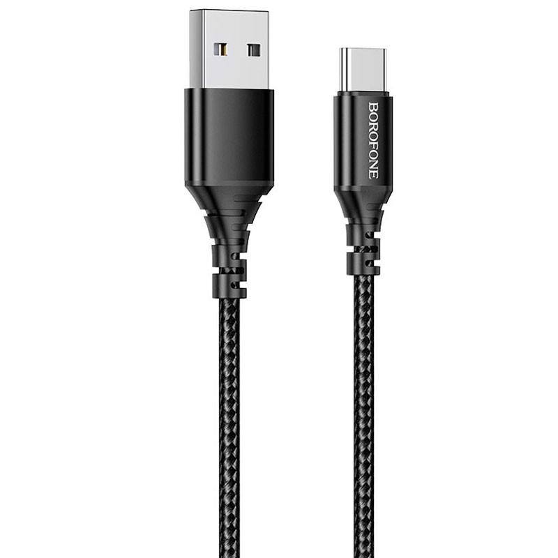 Дата кабель Borofone BX54 Ultra bright USB to Type-C 1 м Black