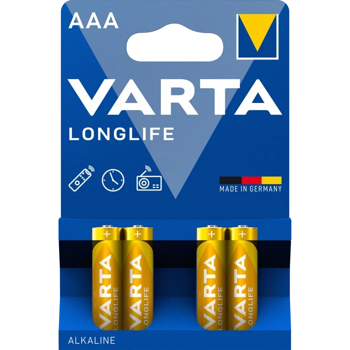 Батарейка Varta LONGLIFE BLI 4 ALKALINE AAA (2983438918)