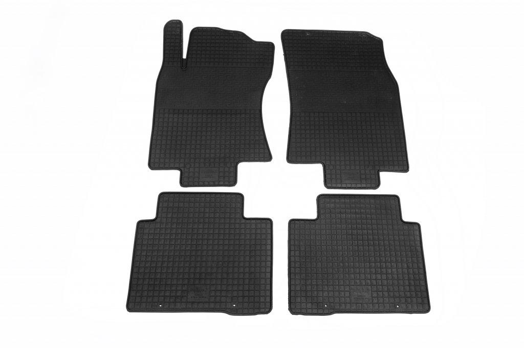 Резиновые коврики Polytep для Nissan X-trail T32/Rogue 2014-2021 гг. резина Черный