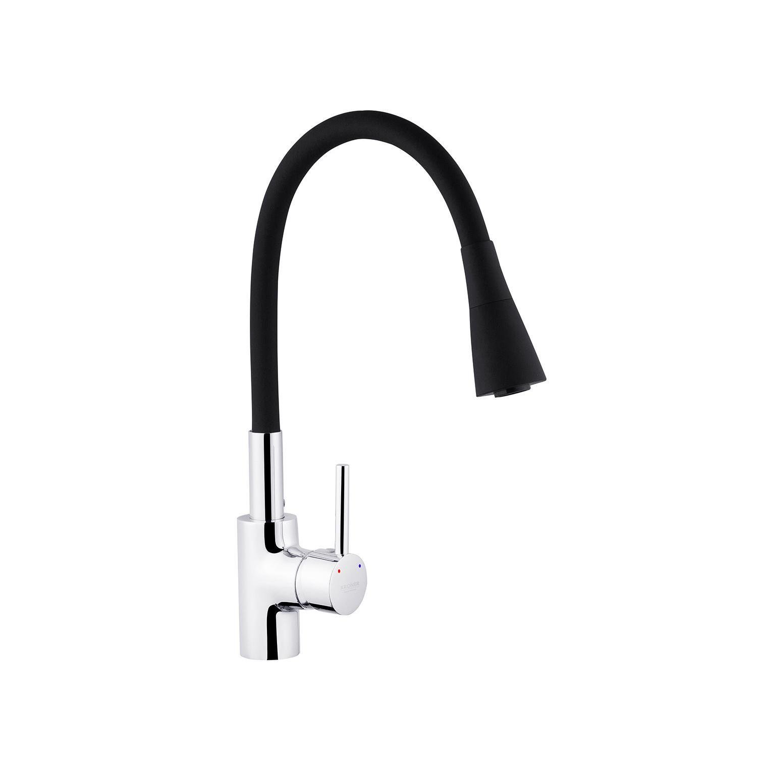 Змішувач для кухні Kroner KRM Küche C031BLK CV024338 (38083) - фото 1 Змішувач для кухні Kroner KRM Küche C031BLK CV024338 (38083) - фото 1