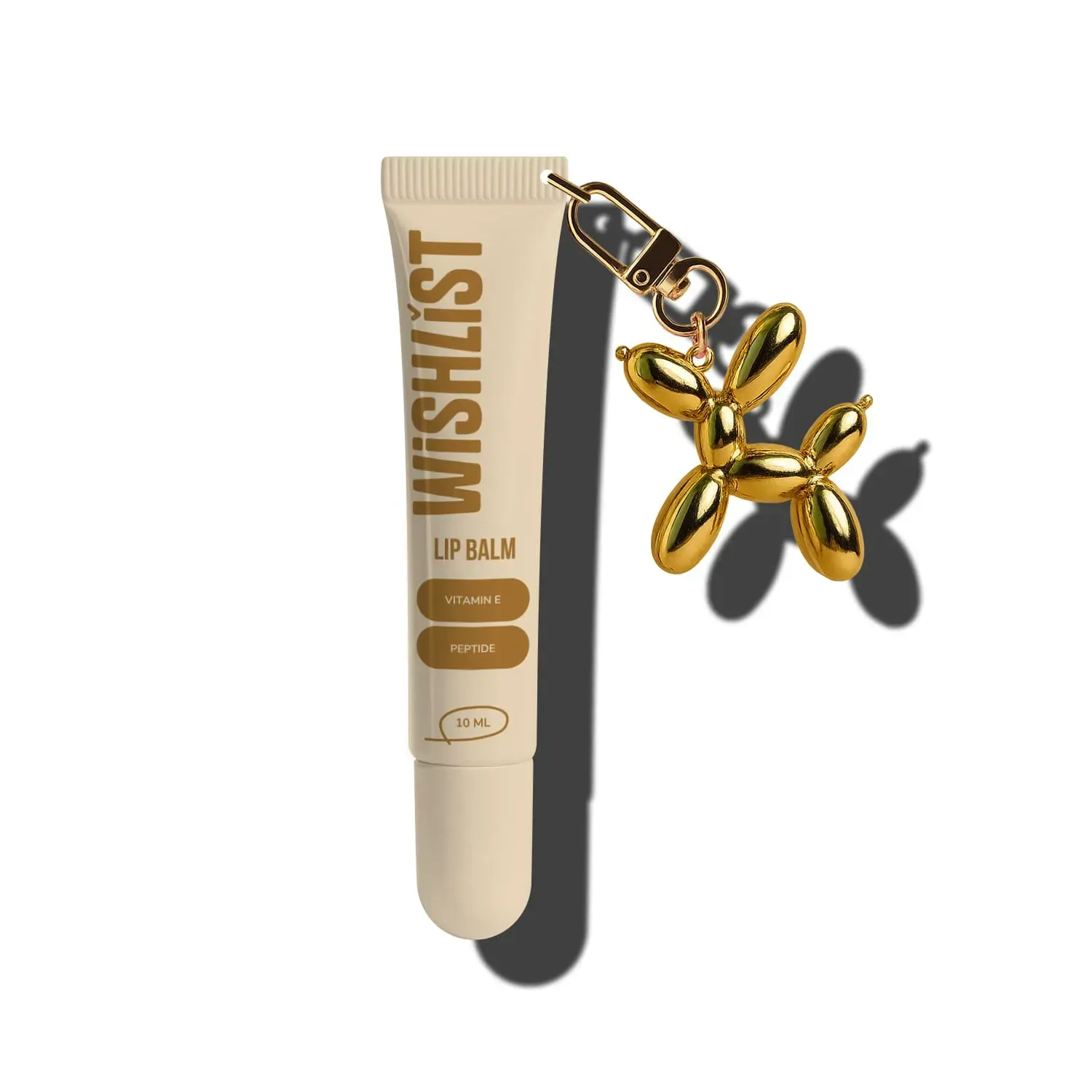 Бальзам-блиск для губ Wishlist Blessed Honey Lip Gloss Balm 10 мл з іграшкою-брелоком (WL-03-530)