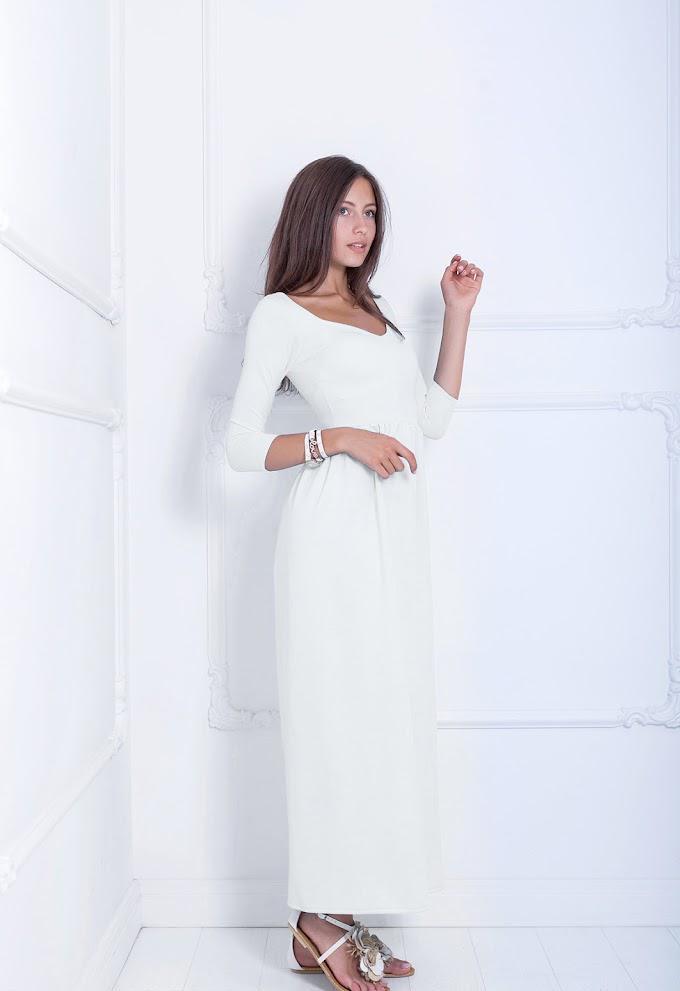 Платье женское Podium Delise 20104-WHITE XL Белый
