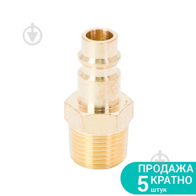 Штуцер с наружным резьбовым соединением MT 3/8" (латунь) SIGMA (7022521)