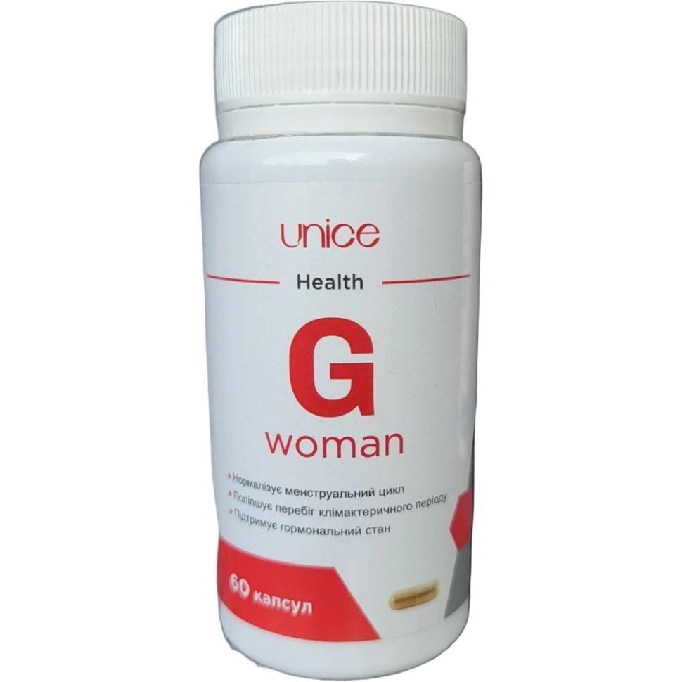 Добавка диетическая Unice G WOMAN Джи вумен для женщин 60 капс. (2748855553)