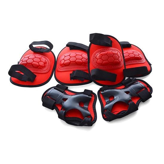 Комплект защиты колен/локтей/запястий MS 0335 Красный