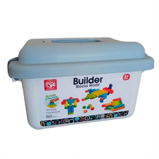 Конструктор 188-658 A 80 деталей Конструктор 188-658 A 80 деталей