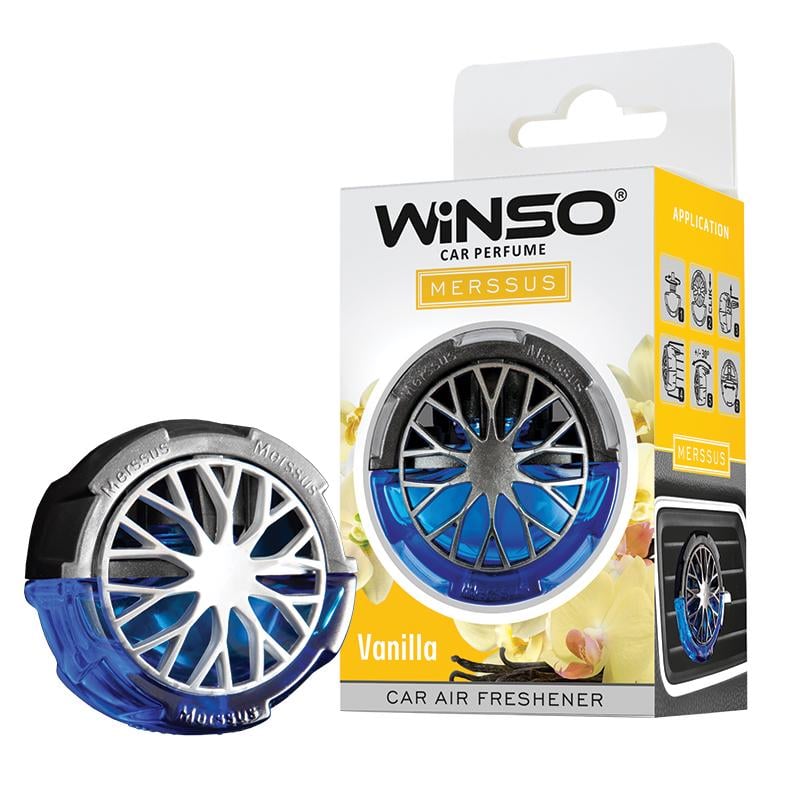 Освежитель воздуха Merssus на дефлектор с регулировкой интенсивности Vanilla 18 мл (42469) Освежитель воздуха Merssus на дефлектор с регулировкой интенсивности Vanilla 18 мл (42469)