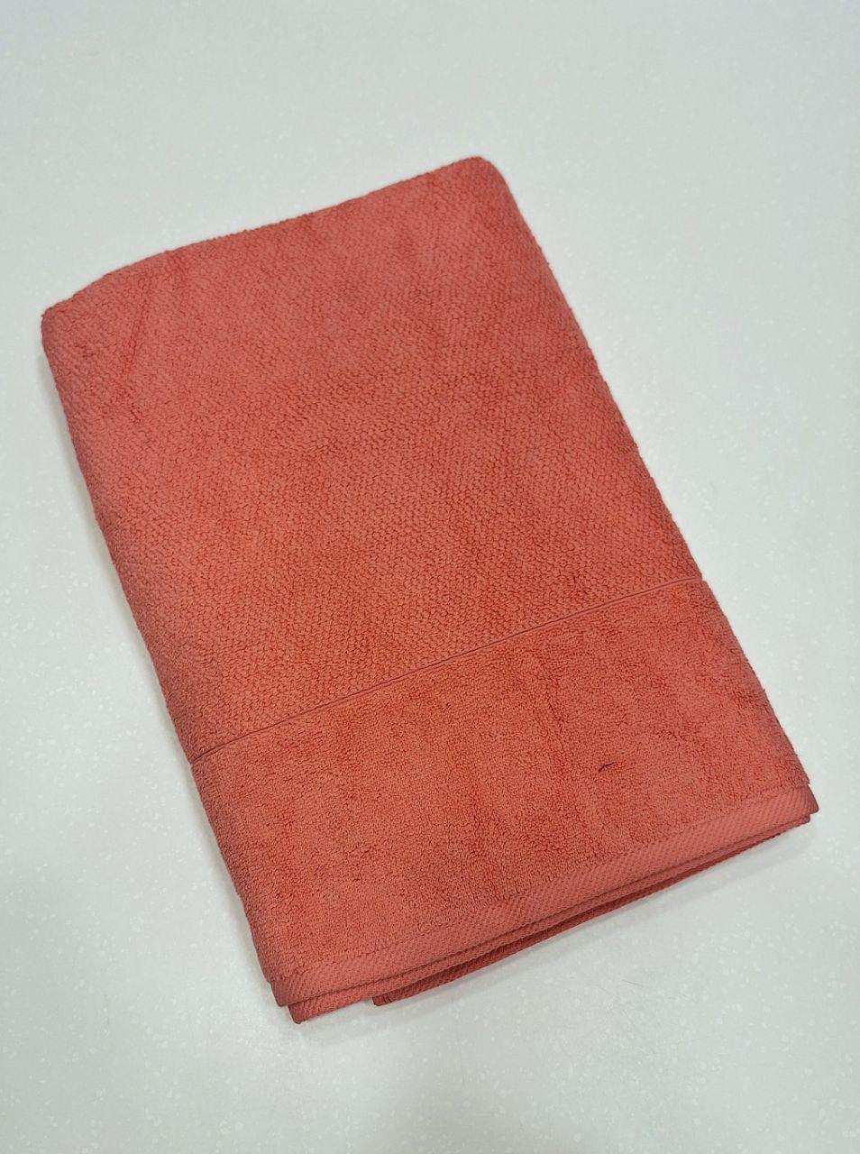 Рушник для обличчя махровий АЇША Ефект 50x90 см Кораловий (869)