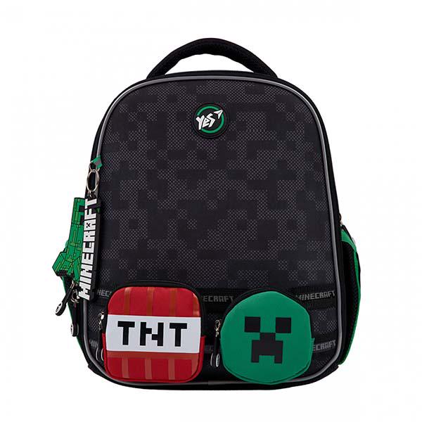 Рюкзак школьный каркасный Minecraft World 35х28х15 см (ЦБ-00034182)
