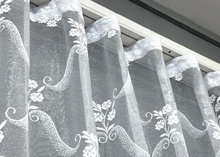 Тюль в гостиную жаккард с принтом 2,8 м Белый (1606т) - фото 5 Тюль в гостиную жаккард с принтом 2,8 м Белый (1606т) - фото 5