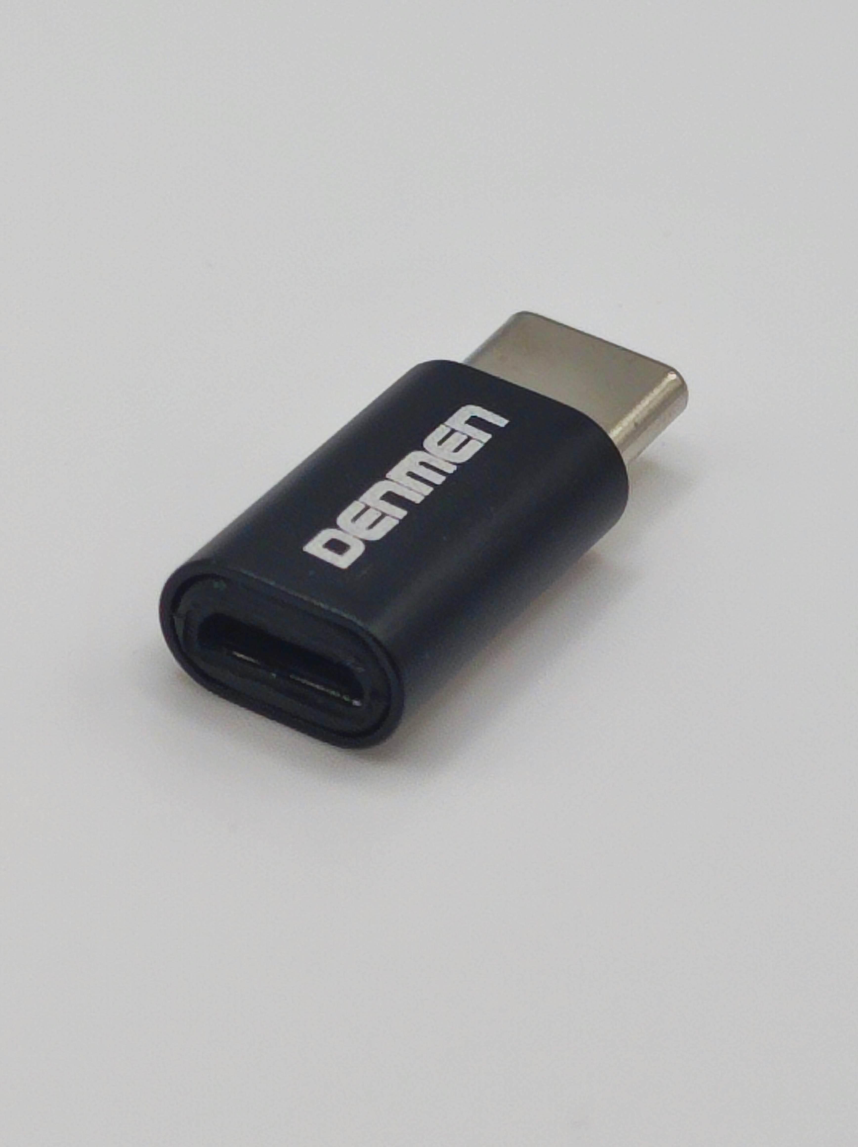 Переходник Denmen DU11 2in1 Type-C to Micro audio converter - фото 2 Переходник Denmen DU11 2in1 Type-C to Micro audio converter - фото 2