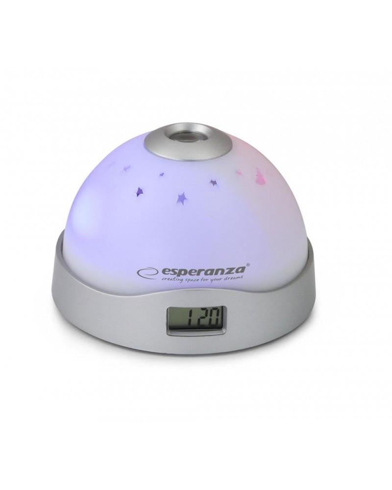 Часы проекционные Esperanza Cassiopeia EHC001, серые