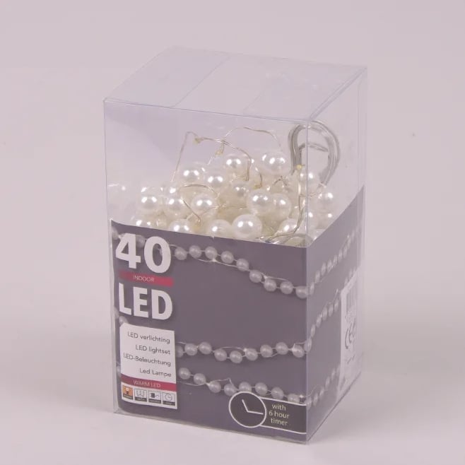 Гирлянда LED Flora Жемчужины 40 светодиодов 1,8 м (45011)