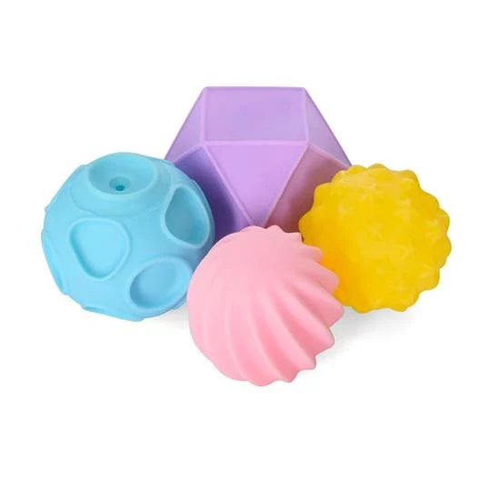 Набор тактильных сенсорных мячиков SDH168-24-25-27 в пакете 4 шт. (2897355558)