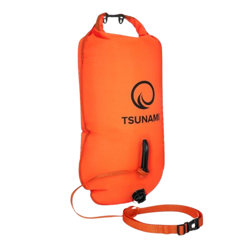 Буй для плавания TSUNAMI надувной 2 в 1 Orange (P-5907739312716)