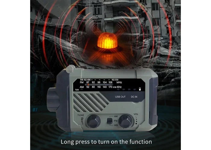 Динамо-радио Azimut U2000 Power bank на солнечных батареях - фото 5 Динамо-радио Azimut U2000 Power bank на солнечных батареях - фото 5