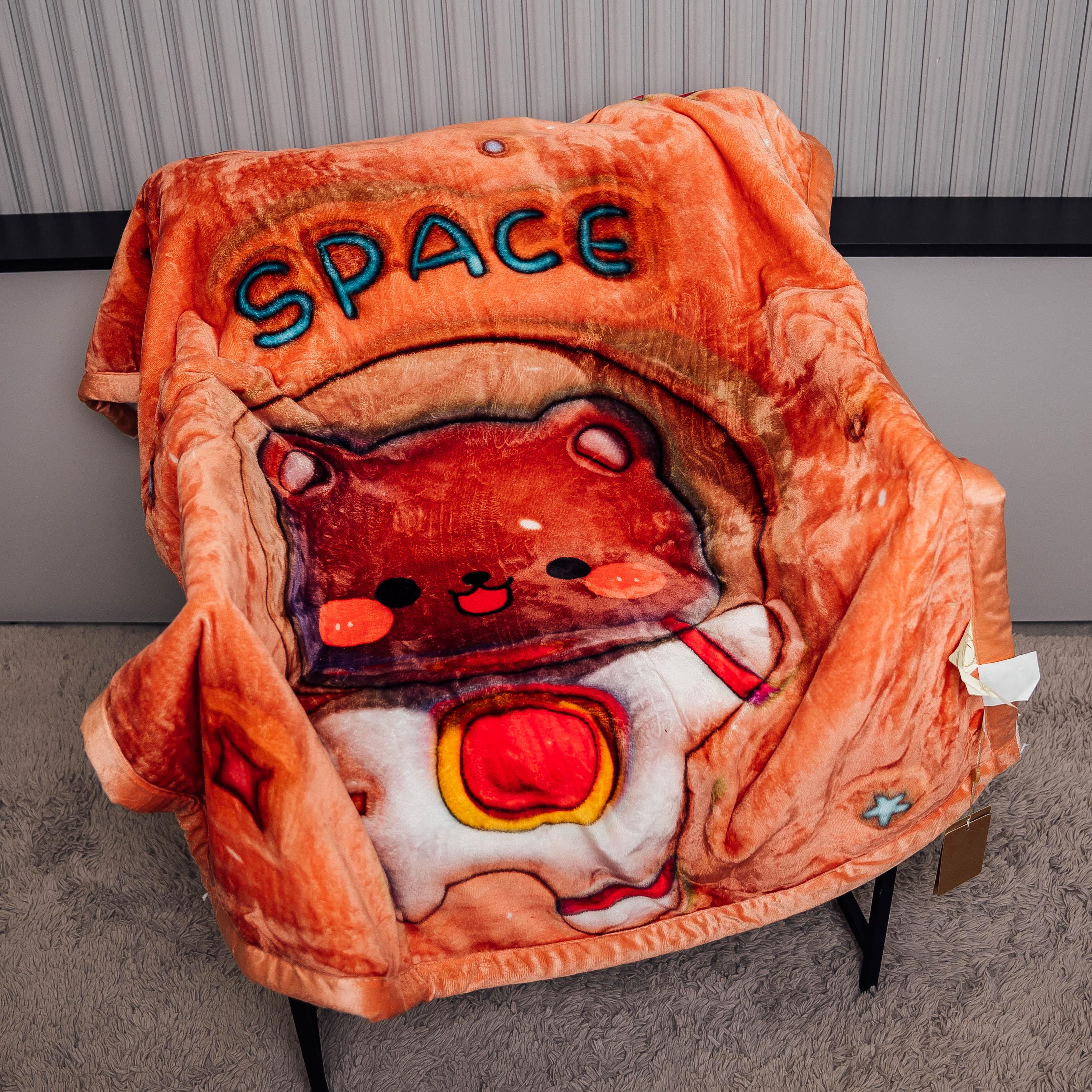 Плед детский 88131 3D рисунки 110х140 см Кирпичный (28082_24)