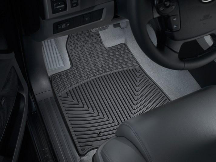 Коврики автомобильные передние резиновые WeatherTech W76 Toyota Sequoia/Tundra 2010-2011 Черный (123574818)