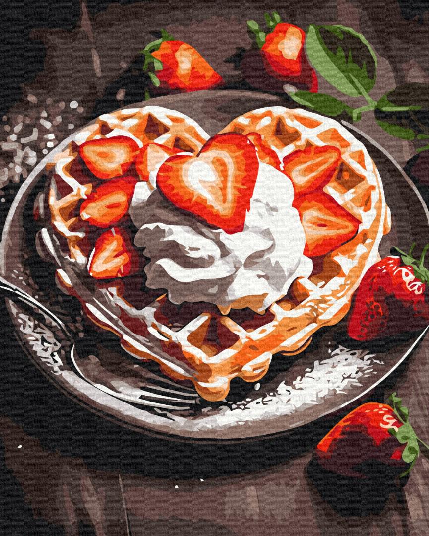 Картина по номерам Brushme Премиум Сладкий десерт 40x50 см (PBS53878)