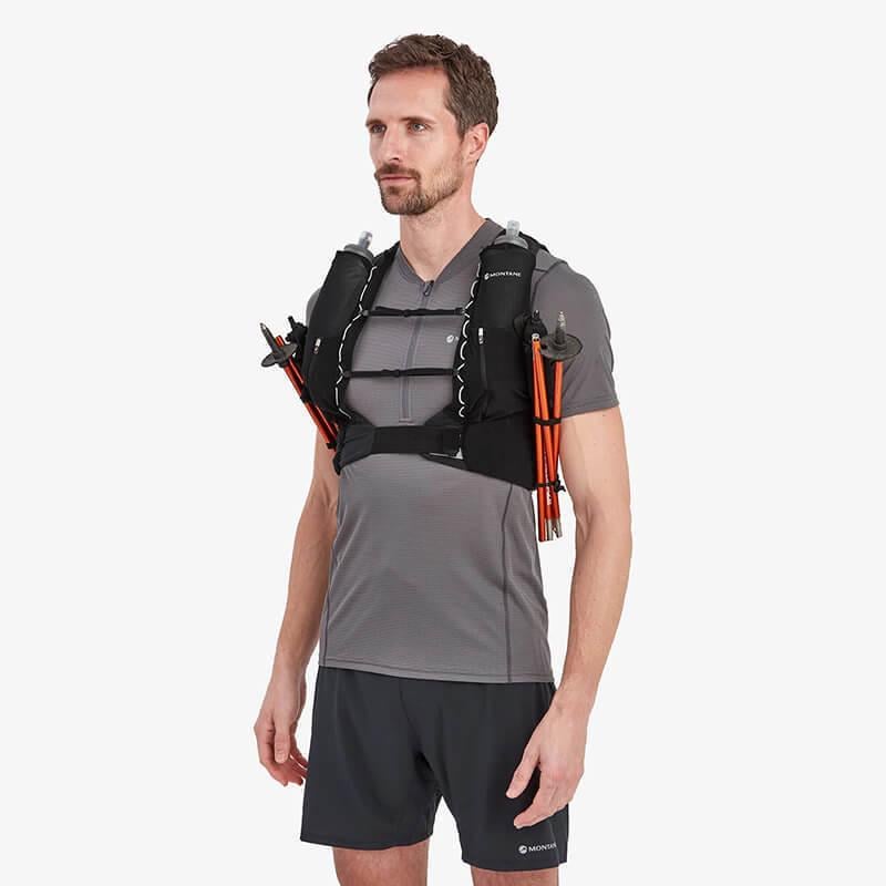Спортивний рюкзак-жилет Montane Gecko Vp 12+ л L Black (PGP12BLAN15) - фото 12