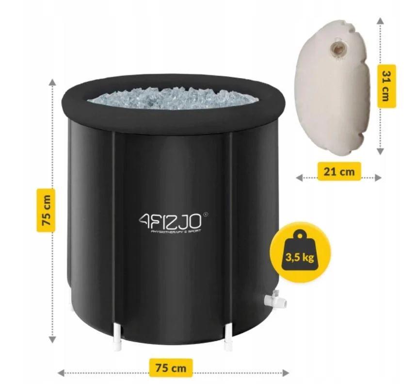 Бассейн для ледяной ванны круглый каркасный 75х75 см 320 л (24708456) - фото 13