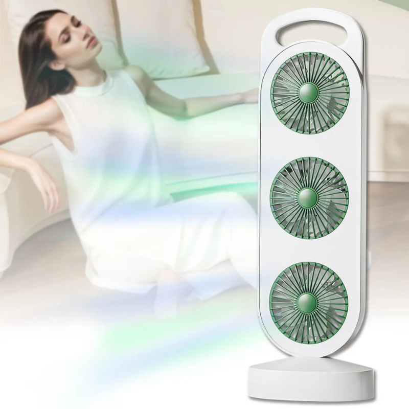 Вентилятор триголовний USB LY-856 (2618573229) - фото 2 Вентилятор триголовний USB LY-856 (2618573229) - фото 2