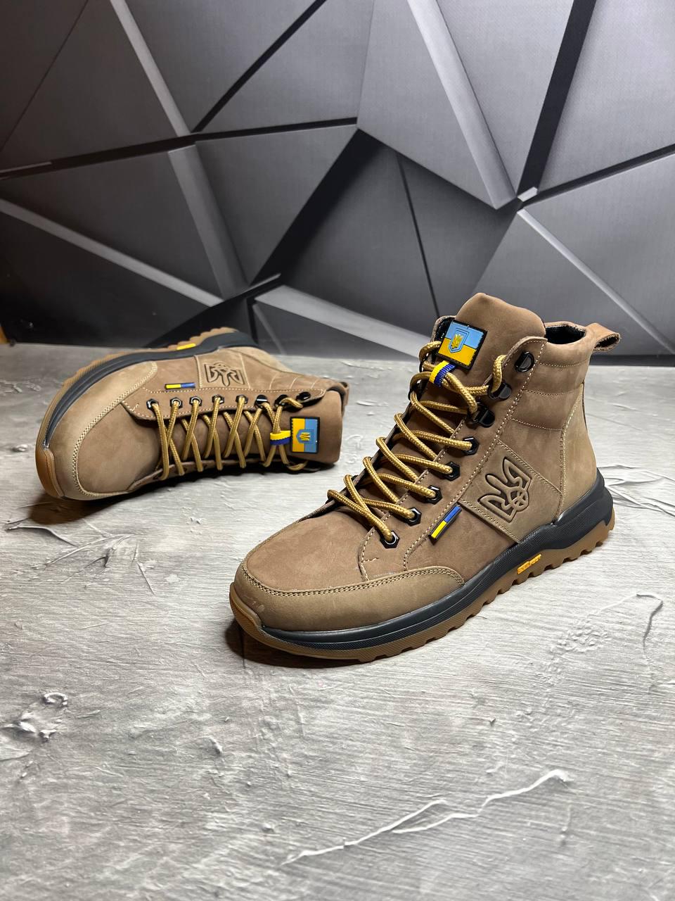 Берці зимові чоловічі з хутром та гербом р. 42 Койот - фото 7 Берці зимові чоловічі з хутром та гербом р. 42 Койот - фото 7