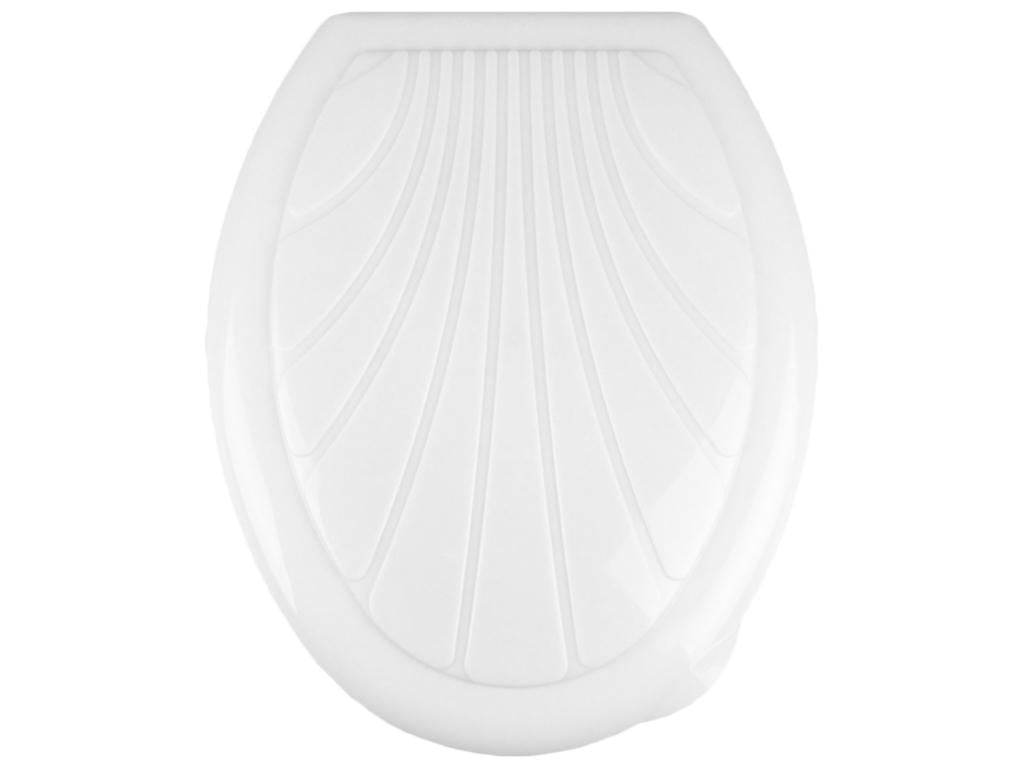 Сидіння для унітазу Люкс Білий (MCS-11959-1)