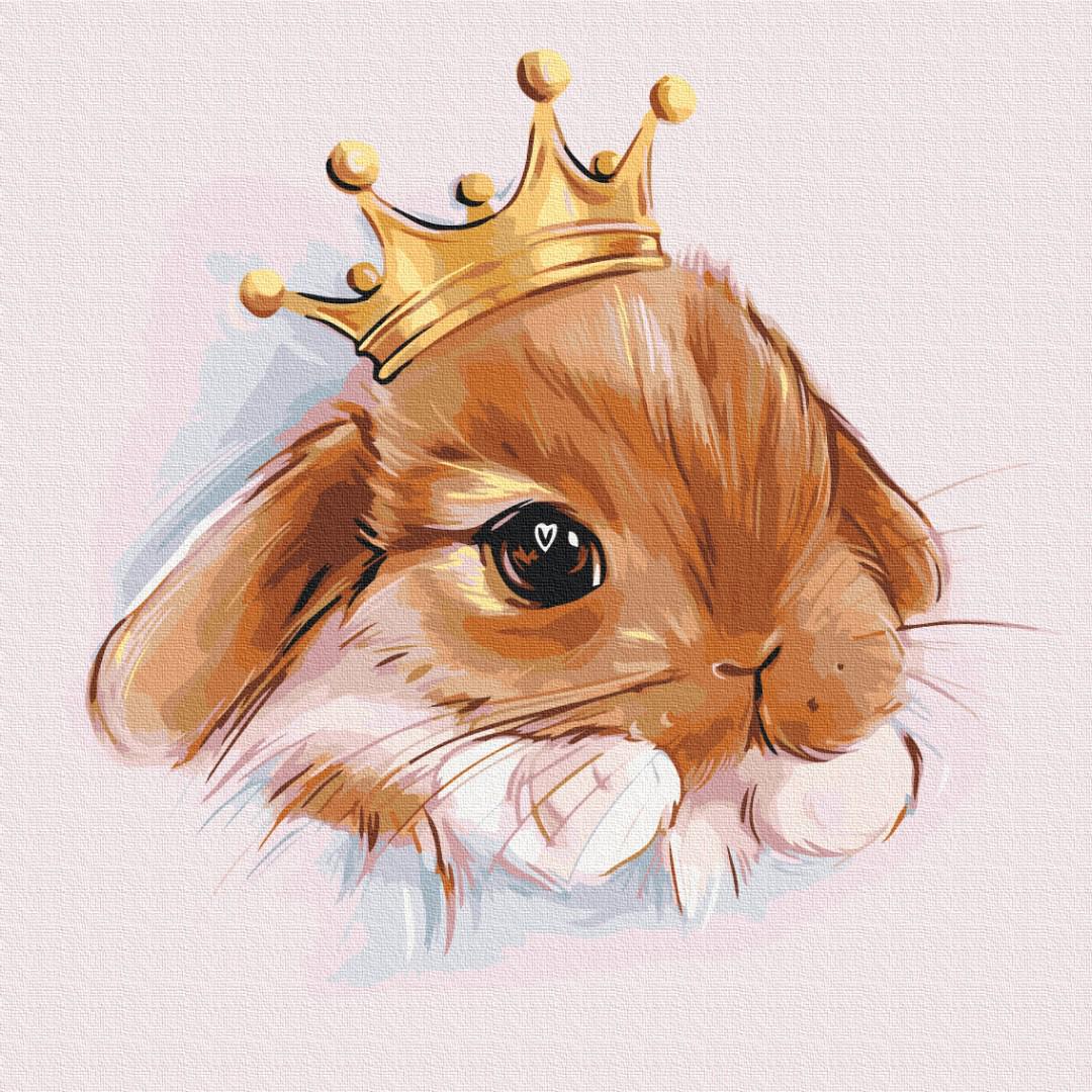 Картина за номерами Brushme Крихітка зайченя 40x40 см (SBS001) Картина за номерами Brushme Крихітка зайченя 40x40 см (SBS001)