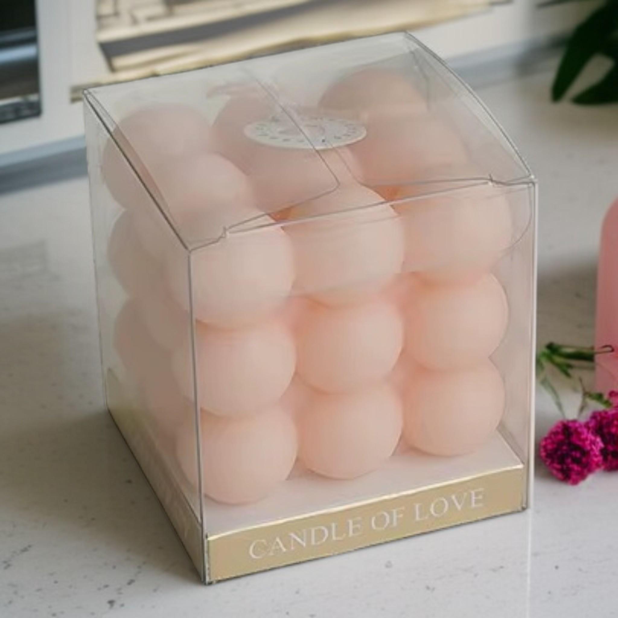 Свічка бульбашково-кубічна Du Song Ніжно-рожевий (00017) - фото 2 Свічка бульбашково-кубічна Du Song Ніжно-рожевий (00017) - фото 2