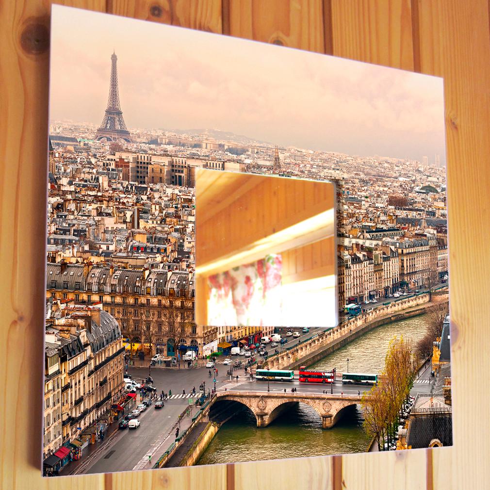 Зеркало декоративное Париж 260х260 мм (M03713)