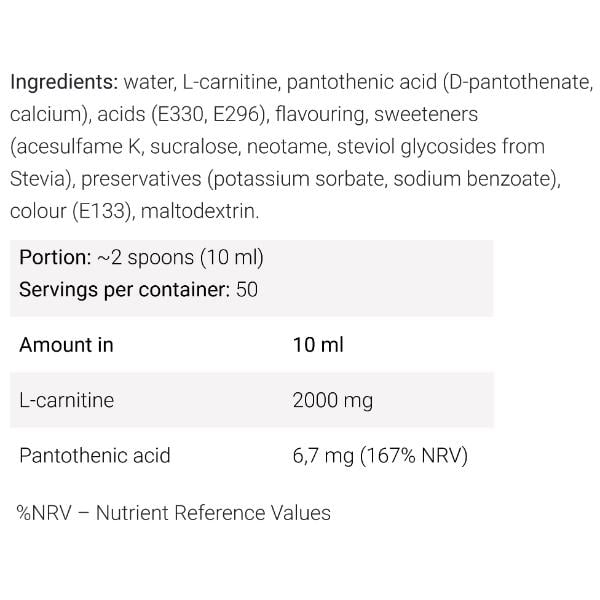 Жиросжигатель для спорта Kevin Levrone Gold L-Carnitine 3000 мг 500 мл 33 порции Blue Raspberry (000026773) - фото 2 Жиросжигатель для спорта Kevin Levrone Gold L-Carnitine 3000 мг 500 мл 33 порции Blue Raspberry (000026773) - фото 2