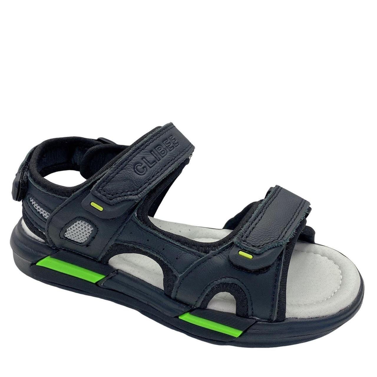 Сандалі для хлопчиків Clibee AC307-12/36 р. 36 Чорний
