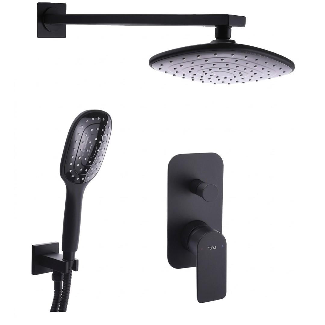 Душевая система TOPAZ Sardinia TSG 08205-400-BL скрытого монтажа латунь Черный матовый (GSR-000031638)