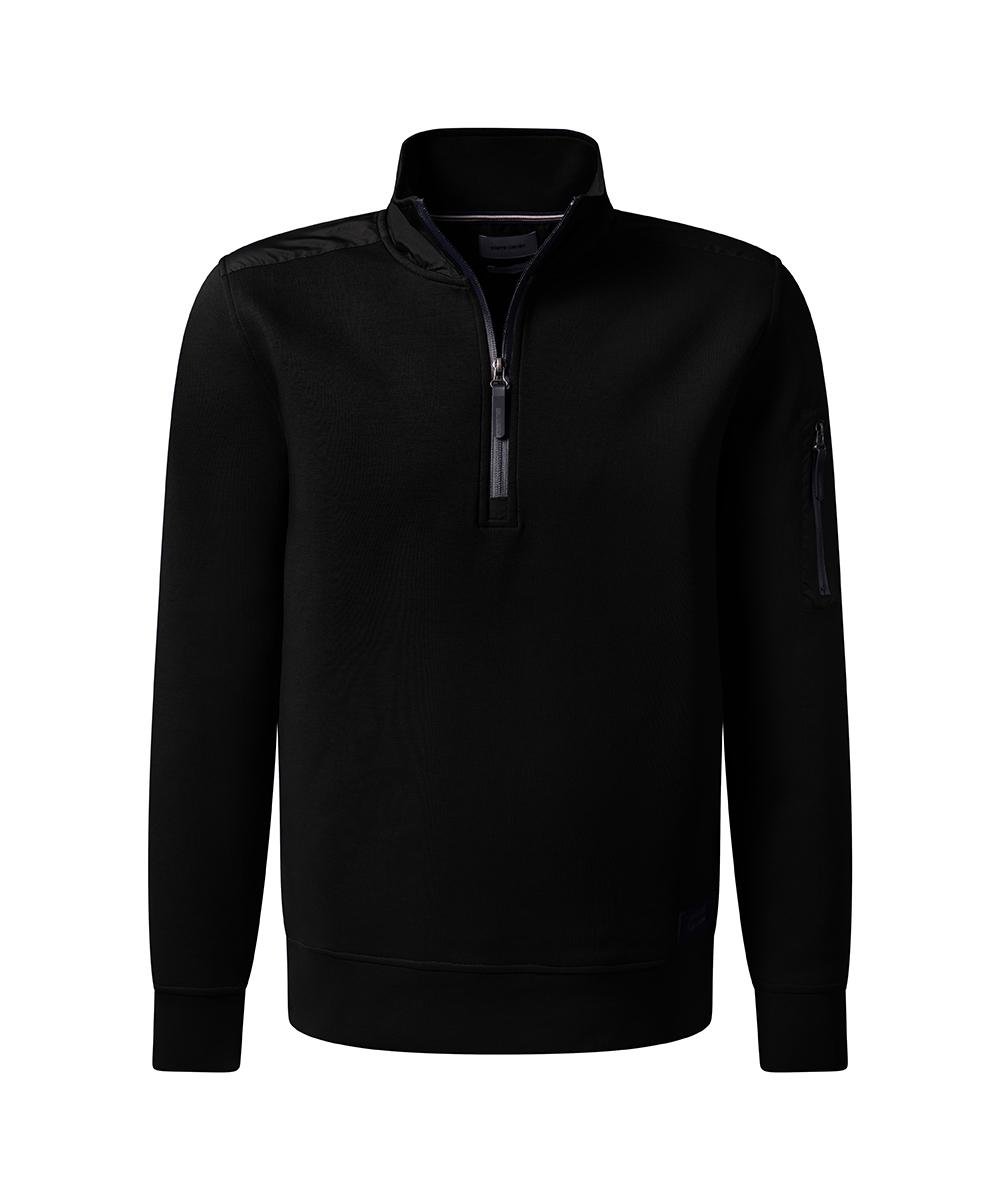 Кофта чоловіча на напів блискавці XL Чорний (C5 40642.4044.9000-XL)