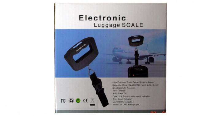 Ваги електронні для багажу UKC A09 Luggage Scale до 50 кг/10 гр Чорний (315eff4b) - фото 5