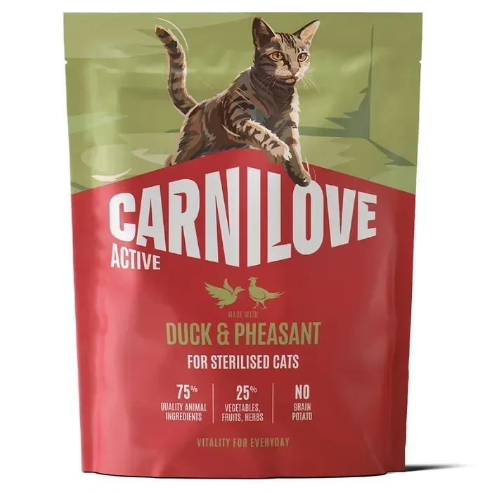 Корм сухий Carnilove Active Duck & Pheasant Sterilised для стерилізованих кішок качка та фазан 400 г (173721)