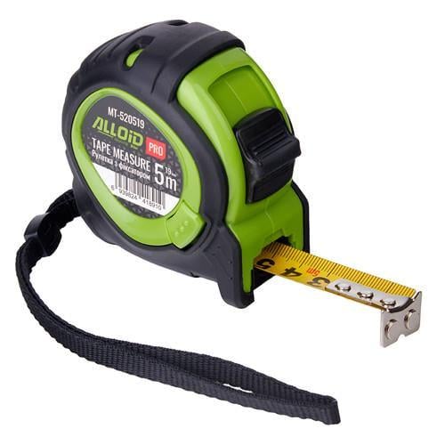 Рулетка Alloid Pro с фиксатором 5 м/19 мм (MT-520519)