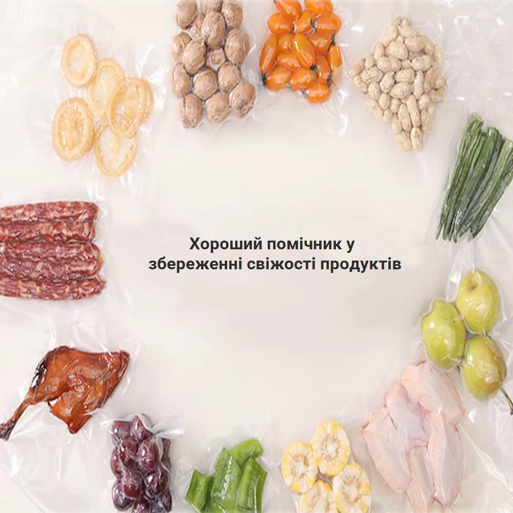 Термоупаковка для вакууматора продуктов рифленые 20 см 5 м Transparent (200305) - фото 7 Термоупаковка для вакууматора продуктов рифленые 20 см 5 м Transparent (200305) - фото 7