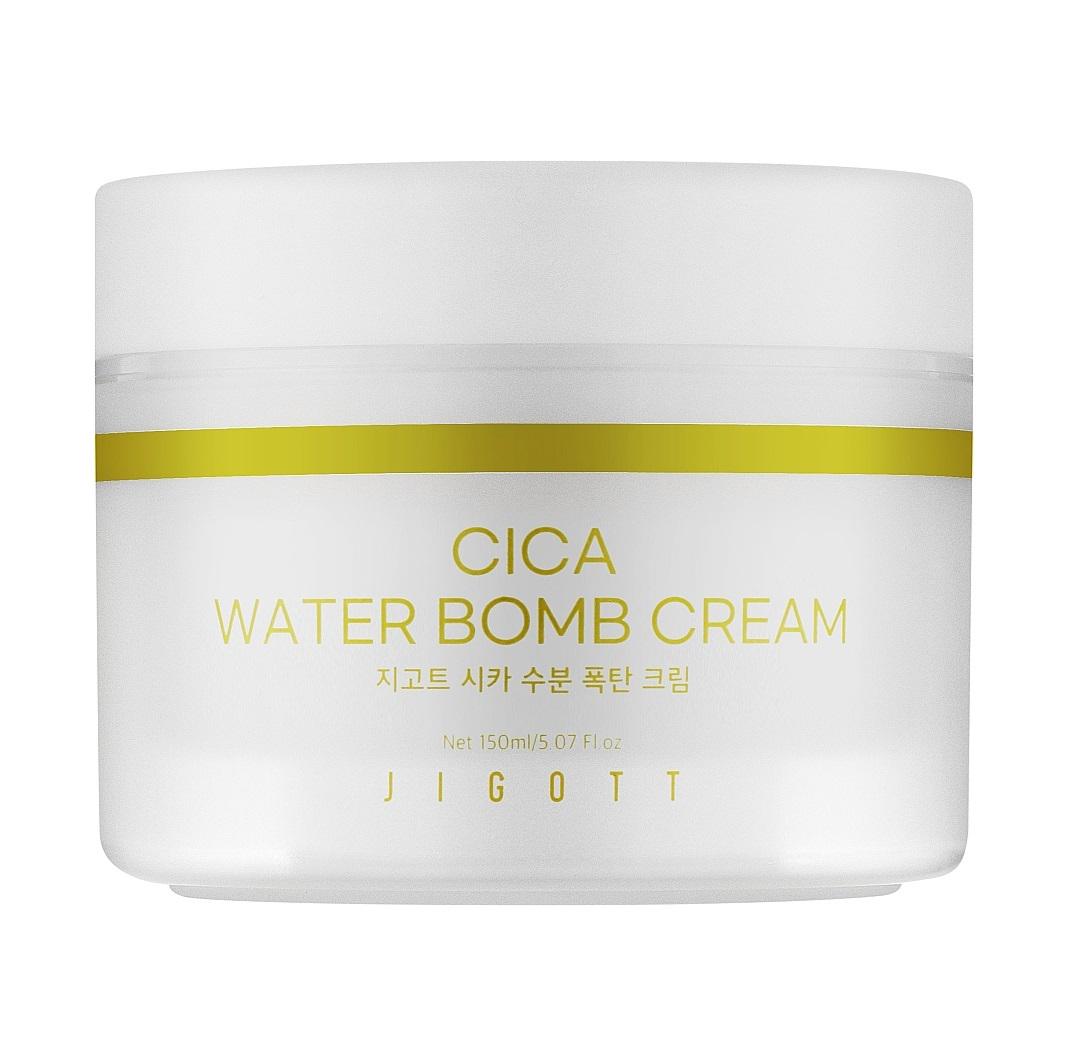 Крем для обличчя зволожуючий Jigott Cica Water Bomb Cream 150 мл (8809541282850) - фото 1