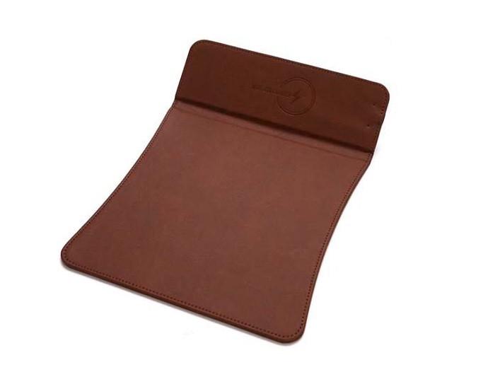 Беспроводное зарядное устройство REAF QI Mouse Pad коврик для мыши QI Wireless Charger 5Вт Коричневый (SUN0498)