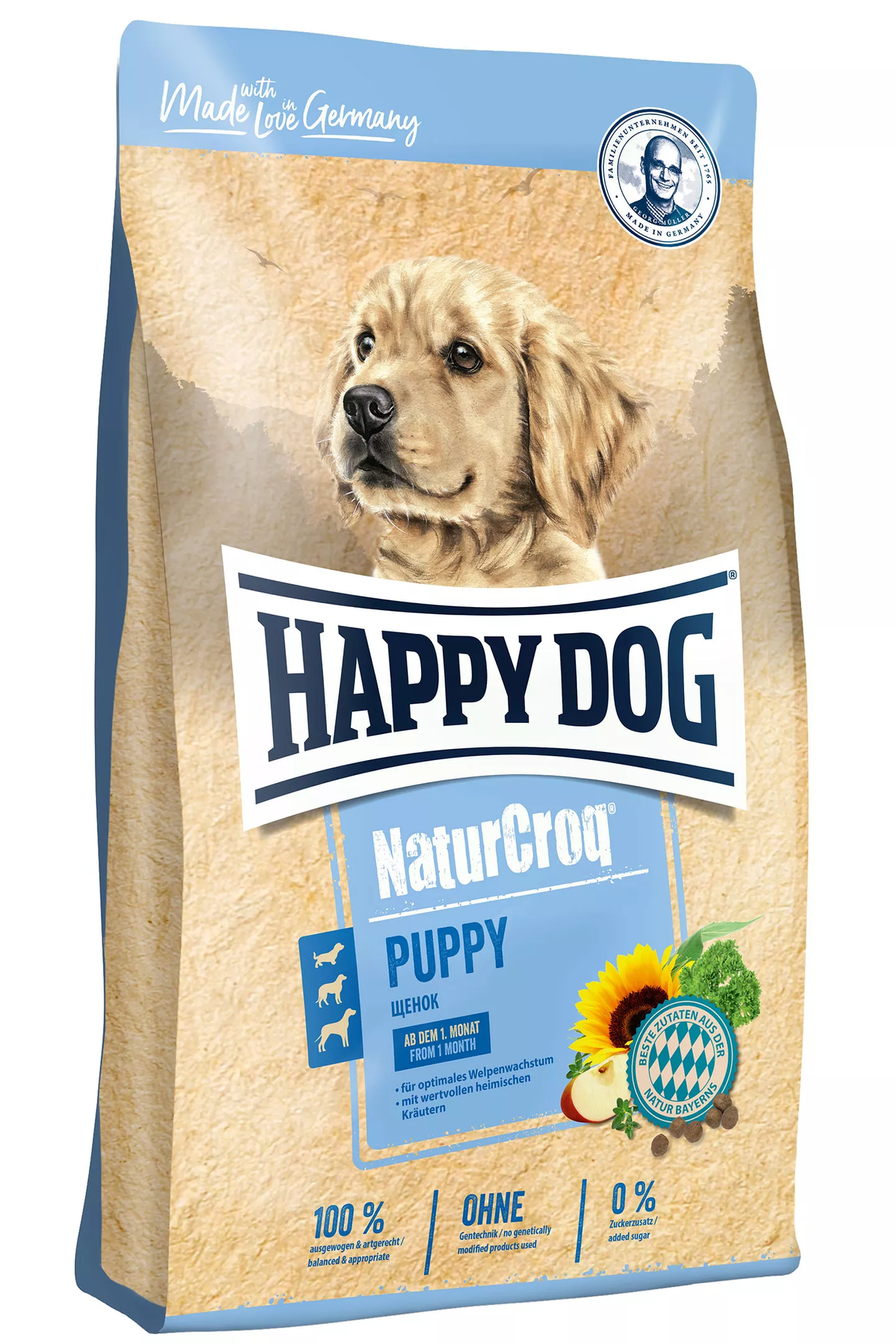 Корм Happy Dog Natur Croq Puppy для цуценят всіх порід 15 кг