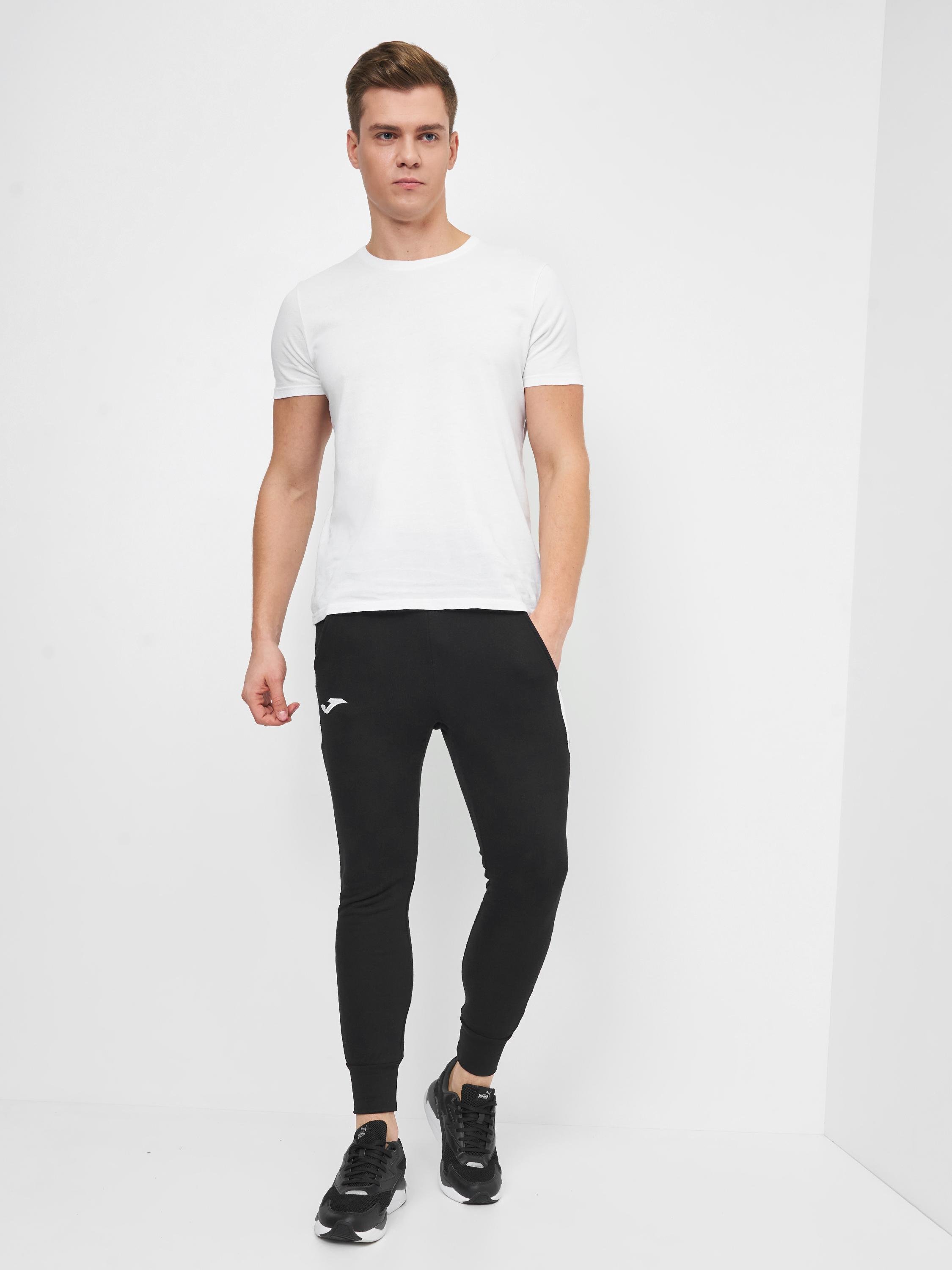 Штани Joma 101964.102 Confort Ii Long Pants L Black/White (8424309536763) - фото 3