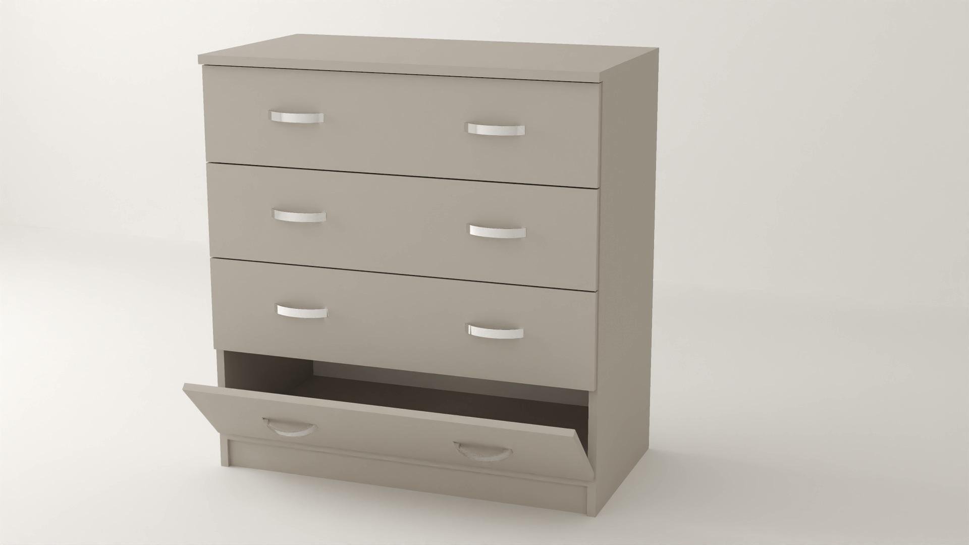 Комод Алекса ВК-20 90х45х90 см Кашемир (61022)