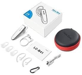 Гарнитура Bluetooth New Bee LC-B41 + чехол білий (11261022) - фото 6