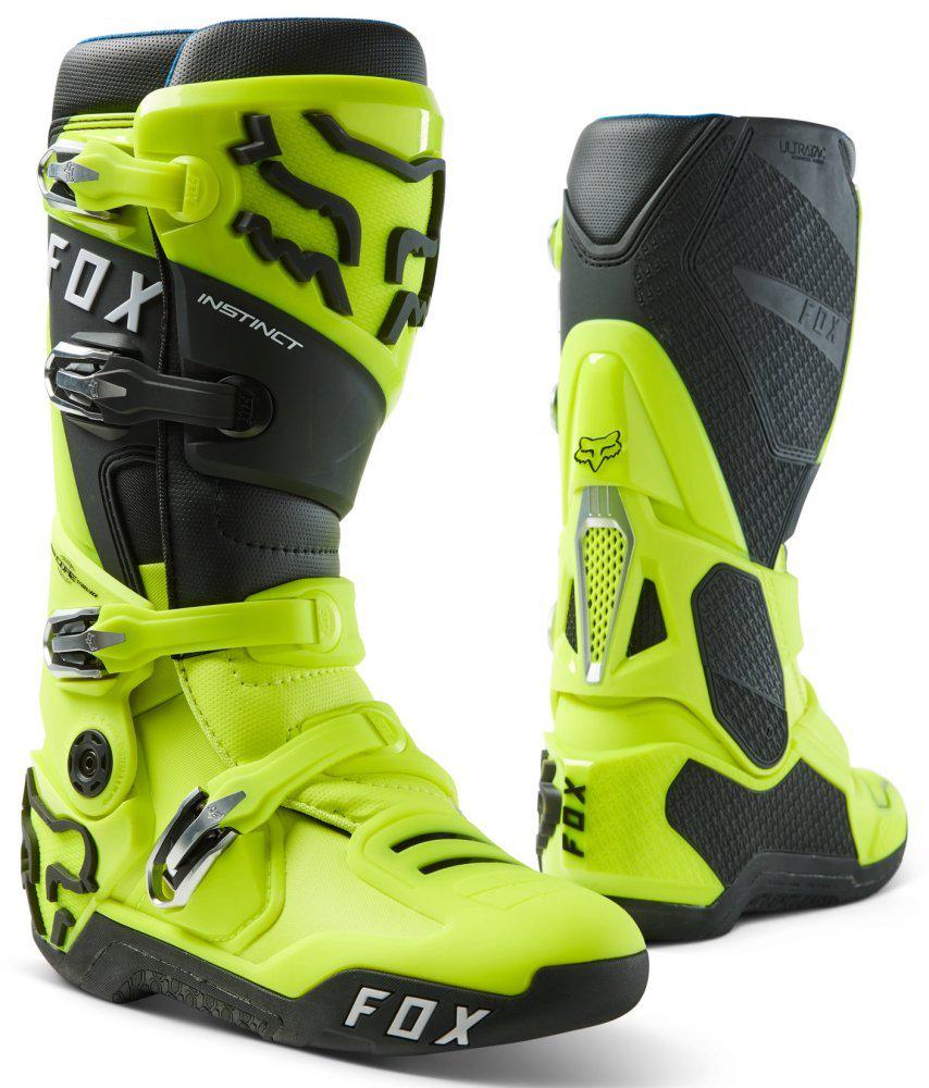 Мотоботы Fox INSTINCT 2.0 Boot р. 44,5 Flo Yellow (35058)