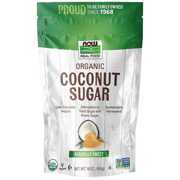 Замінник цукру NOW Foods Coconut Sugar 454 г 114 servings (000002911)